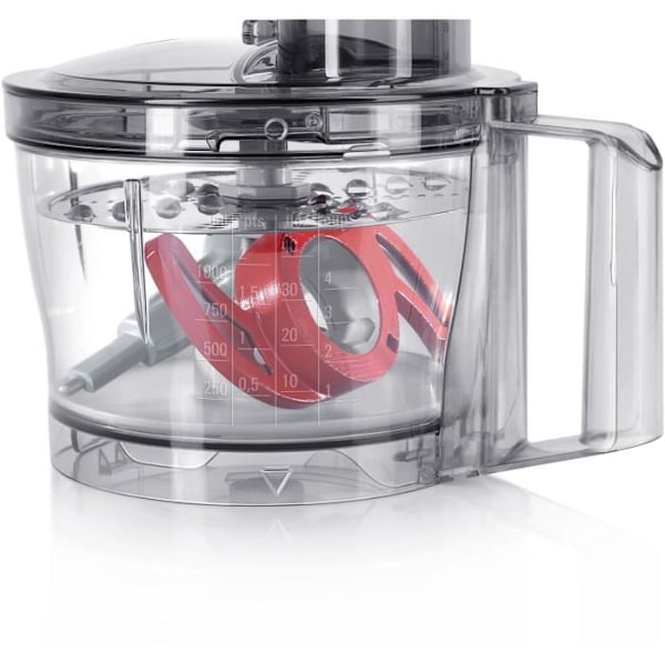 BOSCH MultiTalent3 multifunktionsrobot - Vit - 800 W - 2 hastigheter och puls - 2,3 L mixerskål - 1 L mixerskål - 2 skivor