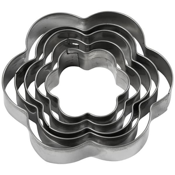 Emporte pièce inox - Blomster - 5 stk.
