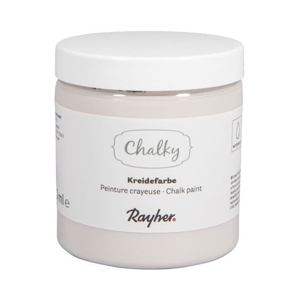 Ljusgrå Chalk Paint - Chalky Finish - 230 ml Grå