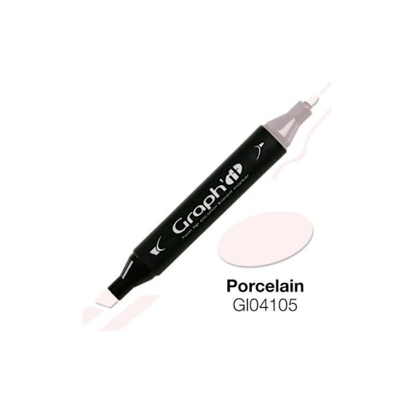 Graph'it 4105 Porcelæn alkohol tusch - Graph it White Porslin