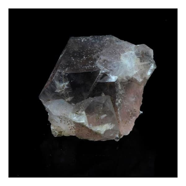 Stenar och mineraler. Rosa fluorit. 4,04 cent. Mont Blanc-massivet, Frankrike. Ros
