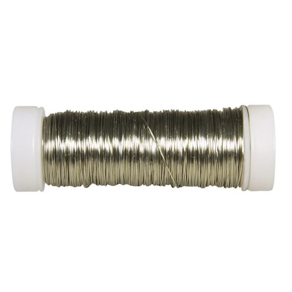 Fil bijoux à crocheter Crème Ø 0,3 mm 50 m Grädde