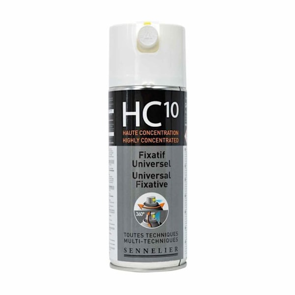 Universal spray fixative - Sennelier - 400ml - Lysbestandig - UV-beskyttelse - Transparent Transparent