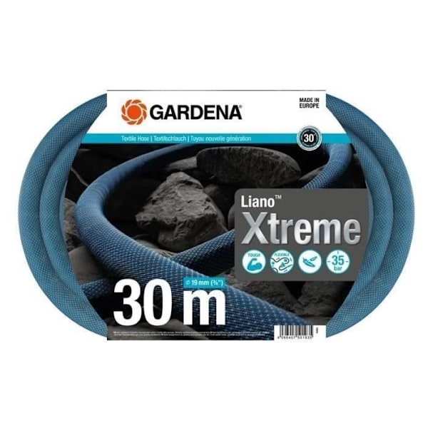 Liano™Xtreme 19 mm (3/4"), 30 m - Trykmodstand: 35 bar - Længde: 30 m Ø indv. 19 mm - 18484-20