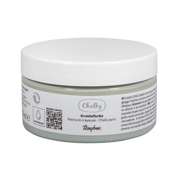 Pastelgrøn Kridtmaling - Kridtfinish - 100 ml Grön