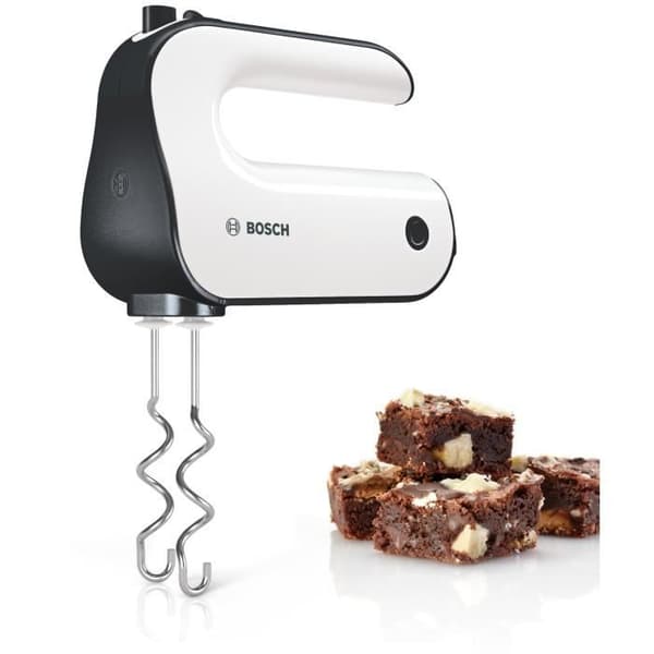 BOSCH MFQ4020 STYLINE Håndmixer - 450W - 5 hastigheder + pulse - Hvid/Grå anthracit