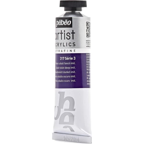 Rör 37 ml Konstnärsakrylfärger Extra fin VIOLETT COB.FC Violet, blå der trækker mod gul