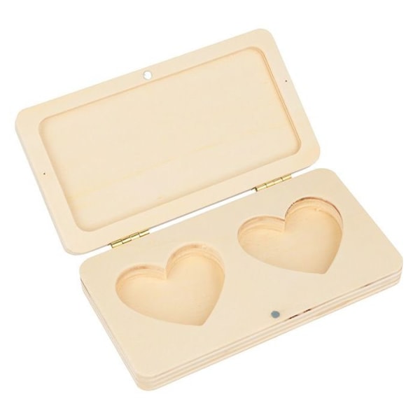 Förlovningsring box - ARTEMIO - Vi gifter oss - 13 x 7 cm - Romantisk - Inredning Beige