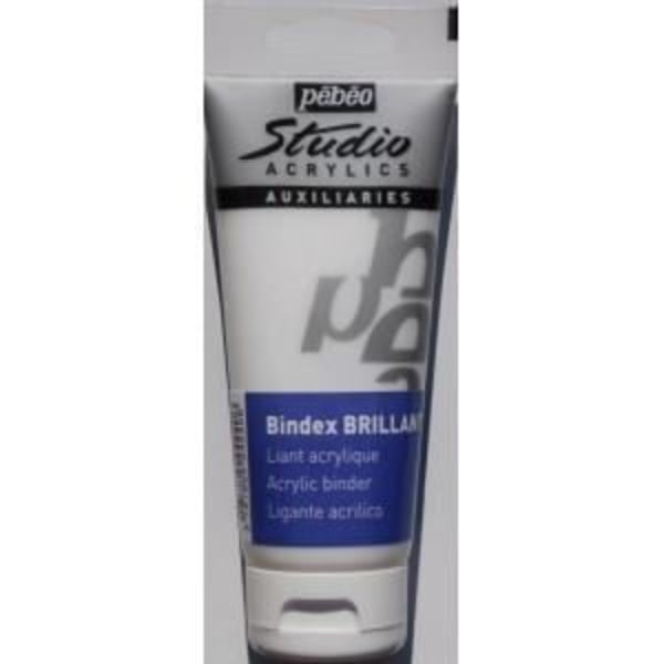 Akrylbindemedel - Pébéo - Bindex - 100 ml - Blank - Genomskinlig Genomskinlig