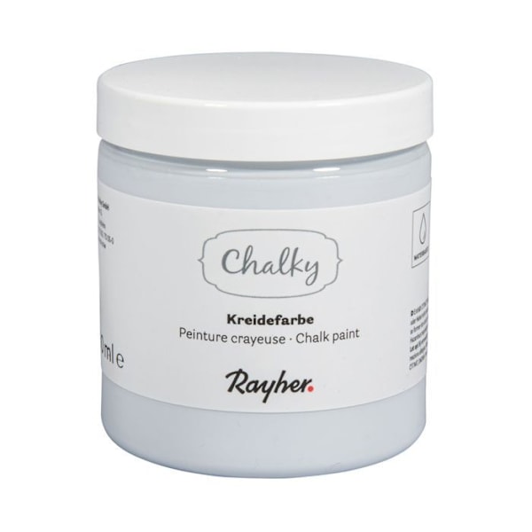 Pastelblå Kridtmaling - Kridtfinish - 230 ml Blå