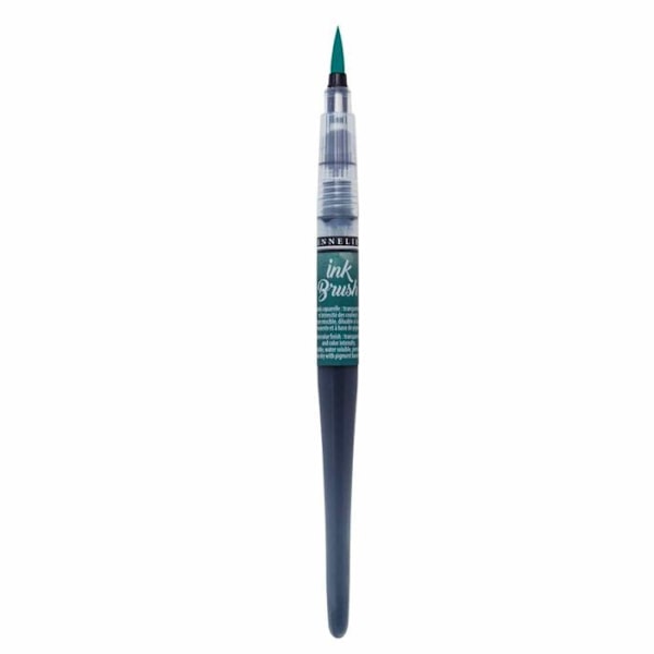Esitäytetty sivellin - Ink Brush - Syvän Vihreä - Sennelier Grøn