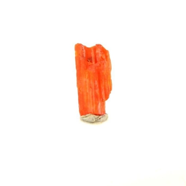 Stenar och mineraler. Crocoite. 1,19 ct. Adelaide Mine, Dundas, Tasmanien, Australien.
