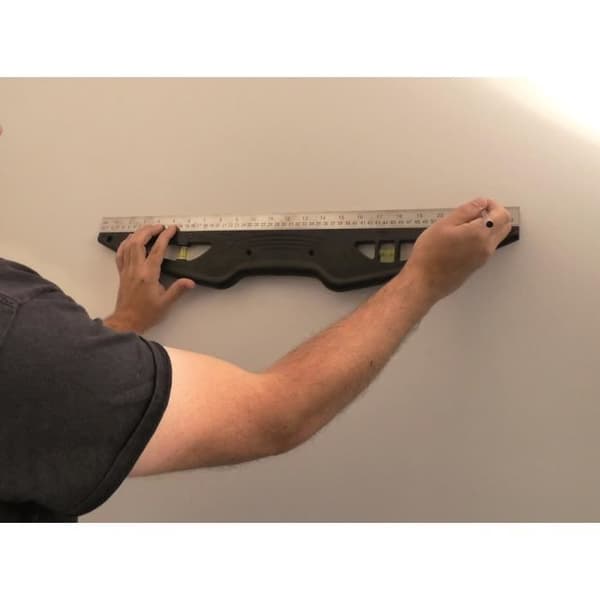 FARTOOLS Regel med vaterpas - 60 cm svart och grått