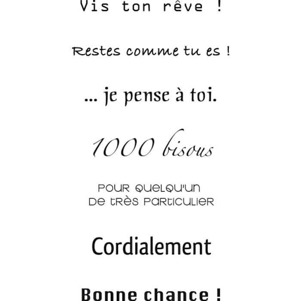 Silikone tampon, transparent, Baby Poems, 3,5 - 14 cm, 6 motiver {farve}