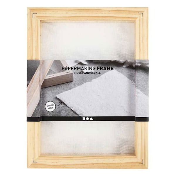 2 ramformar för att göra A5-papper - 23 x 17 x 2 cm kastanj