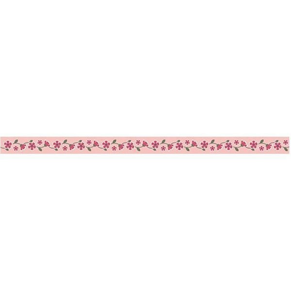 Masking tape 5 m x 1,5 cm - Rosen blomster Flerfärgad med blommönster
