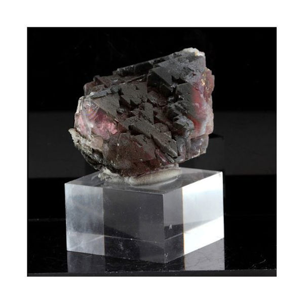 Sten og mineraler. Fluorit. 485,0 øre. Mont-Blanc-massivet (Les Droites), Frankrig.