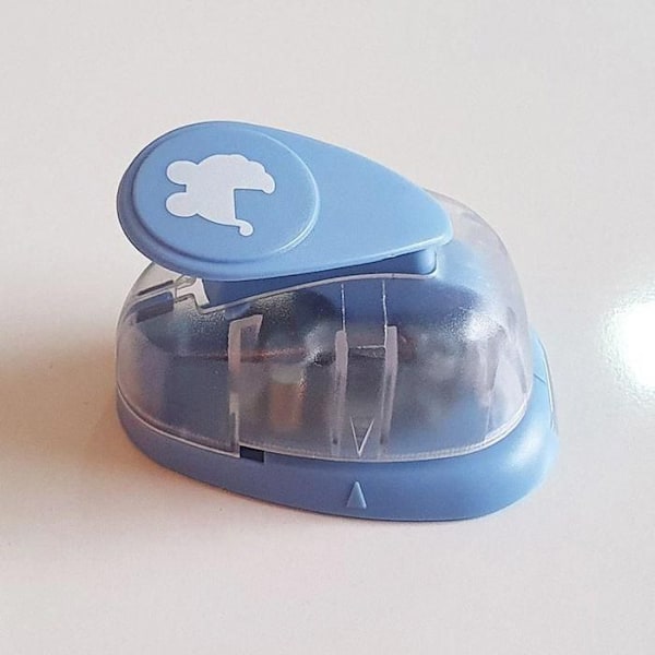 Fødselsstempel 1,5 cm - Klapvogn Blå