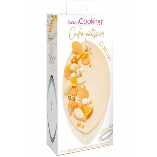 Calisson taikinakehys 28 cm Grå
