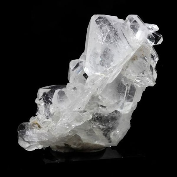 Stenar och mineraler. Ame Quartz (faden kvarts). 114,0 cent. Le Noirey, Saint-Jean-de-Maurienne, Savoie, Frankrike.