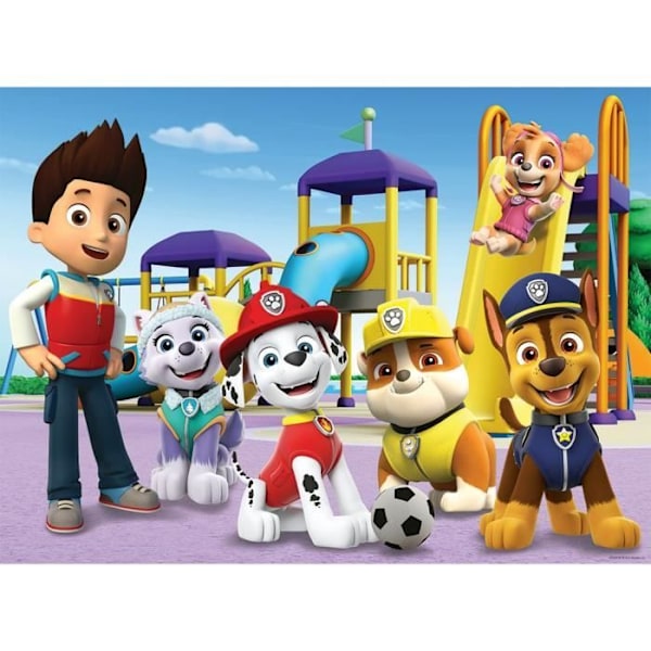 Paw Patrol barnpussel 150 bitar, Chase, Marcus och sällskap, från 7 år - Högkvalitativt pussel, Action & Äventyr, 8 Flerfärgad