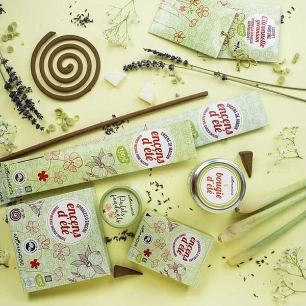 6 duftende stearinlys til at smelte - Sommer Grön
