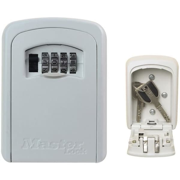 Masterlock sikkerhedsskab Nøgleboks 5401EURD Størrelse M Vit