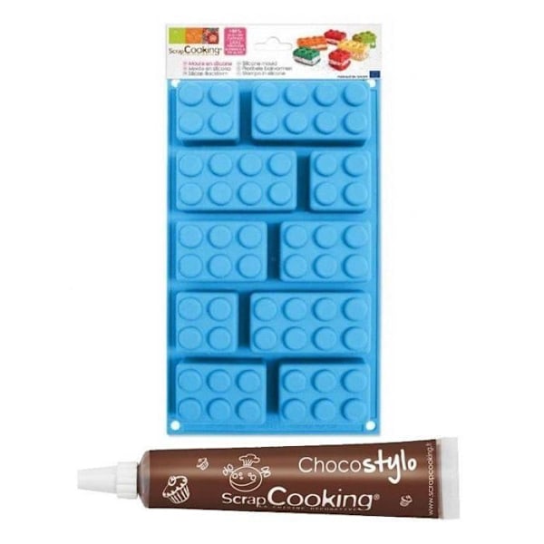 Siliconedråbeform ScrapCooking + 1 Chokoladepen