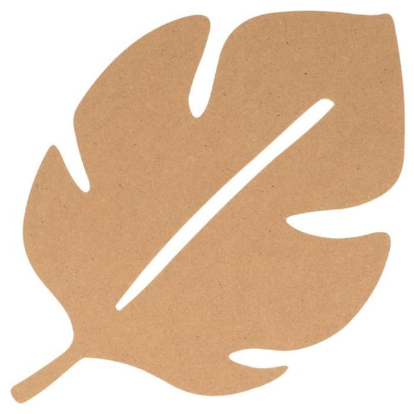 MDF puinen palmulehti 25 cm Beige