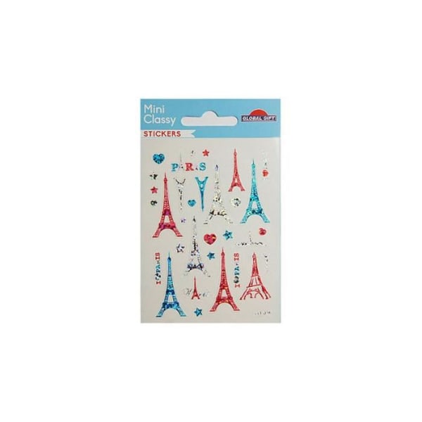 Paris Stickers - Holografisk effekt - 1,8 cm