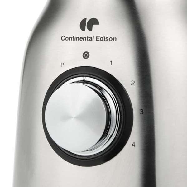 Blender CONTINENTAL EDISON CEBL1000IN Inox 1000W - Skål i glas 1.5L ROSTFRITT STÅL