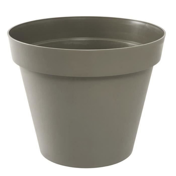 EDA rund toskansk blomkruka - Ø 60 x H 47 cm - 76 L - Taupe Mol
