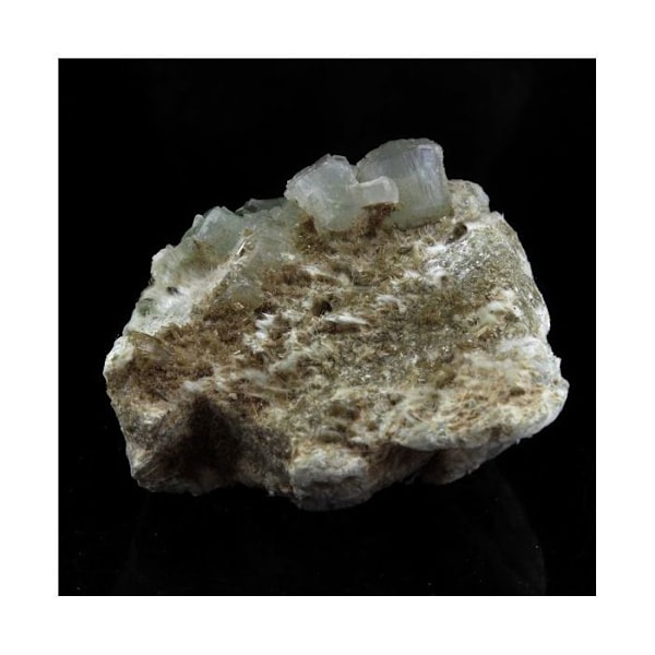 Kivet ja Mineraalit. Prehnite. 73,3 senttiä. La Combe de la Selle, Bourg d'Oisans, Ranska..