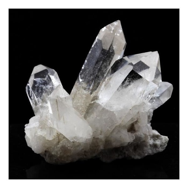 Sten og mineraler. Kvarts. 87,0 ct. Plan du Lac, Oisans, Savoie, Frankrig.