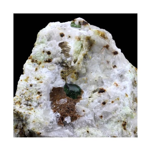 Kivet ja mineraalit. Kromi turmaliini. 1617,0 ct. Landanai, Manyara, Tansania.