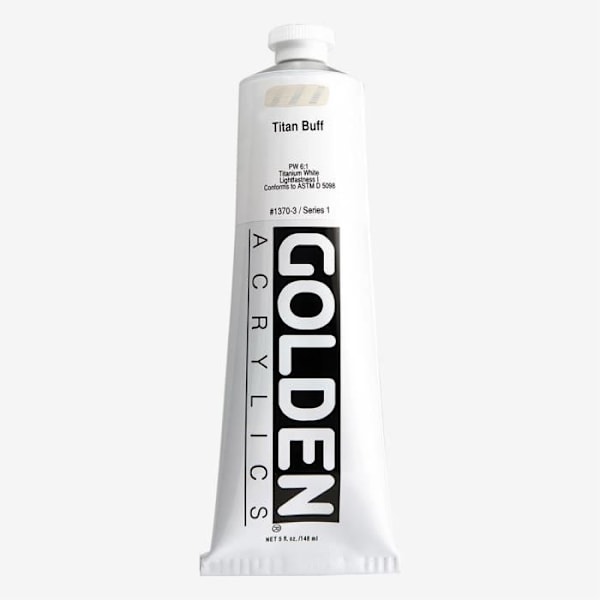 Golden : Heavy Body Acrylic Paint : 150ml : Titan Buff