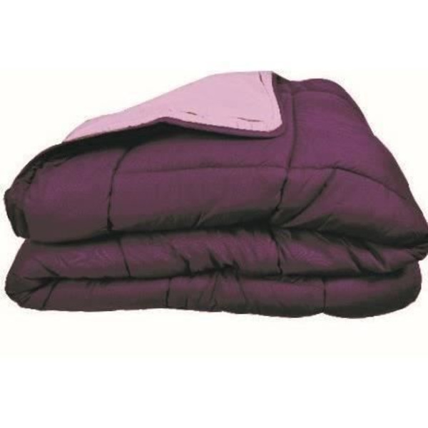 Mikrokuitutakki 400g / m² CALGARY Luumu & Parma 240x260cm Plommon/Parma