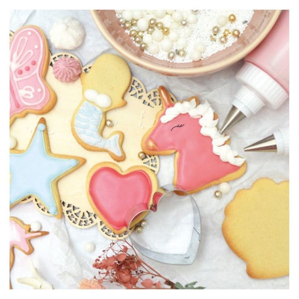 Seau 16 udst. ståludstikkere - fairytal - Scrapcooking