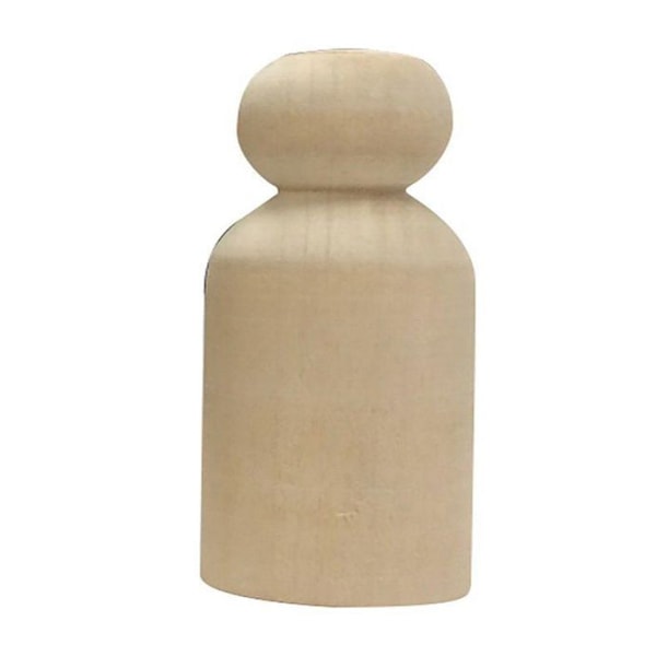 2 julkrubba i trä + bönder 18 x 8 x 15 cm Beige