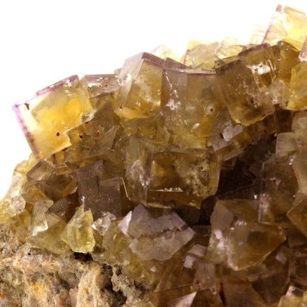 Sten og mineraler. Fluorit. 1074,0 ct. Valzergues, Aveyron, Occitanie, Frankrig..