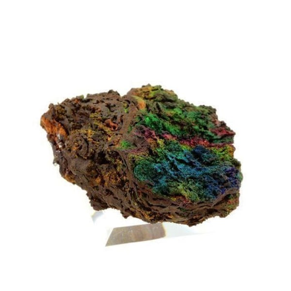 Kivet ja mineraalit. Goethite ja Iridescence. 485,5 senttiä. Ojuelan kaivos, Mapimí, Meksiko.