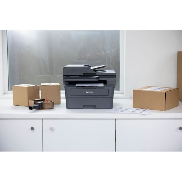 3-i-1 monokrom laser multifunktionsskrivare - BROTHER - DCP-L2660DW - Ethernet och Wifi