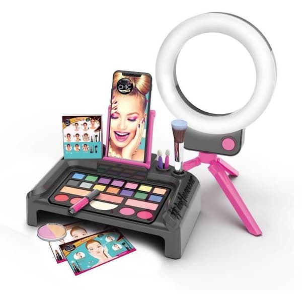 Makeup workshop - Clementoni - Make-up studio - Dedikerad applikation - Crazy Chic Flerfärgad