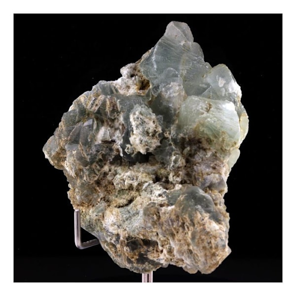 Sten og mineraler. Prehnite. 593,0 ct. La Combe de la Selle, Bourg d'Oisans, Frankrig.