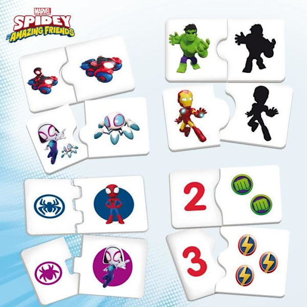 Aktivitetspult til børn - Spidey Super skrivebord - Edu-spil - LISCIANI Flerfärgad