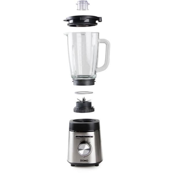 Blender - DOMO - DO740BL - Hög hastighet - 1400 W - 1,75 L - Grå Grå