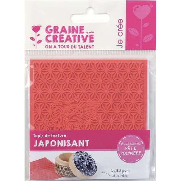 Graine Créative - Teksturmåtte til Fimo Japaniserende
