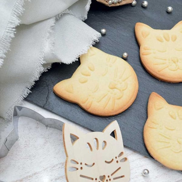 Kattpräglad kakkit Grå