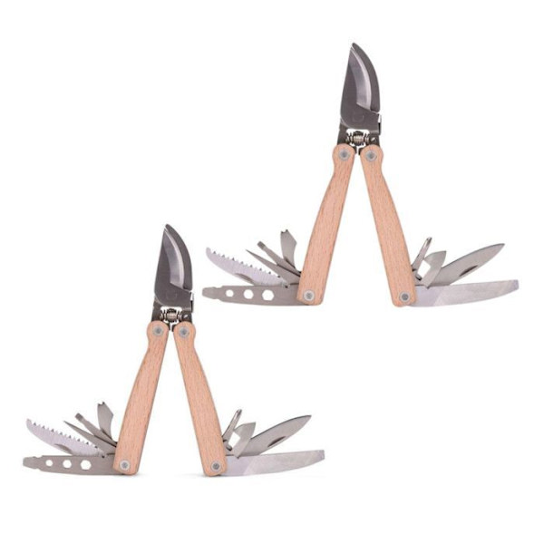 2 multi-tool lommesaksblade beige