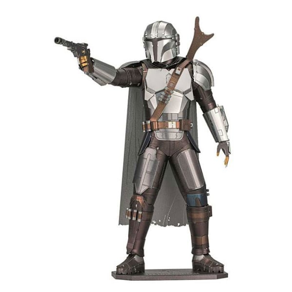 3D metalmodel Star Wars - The Mandalorian Grå